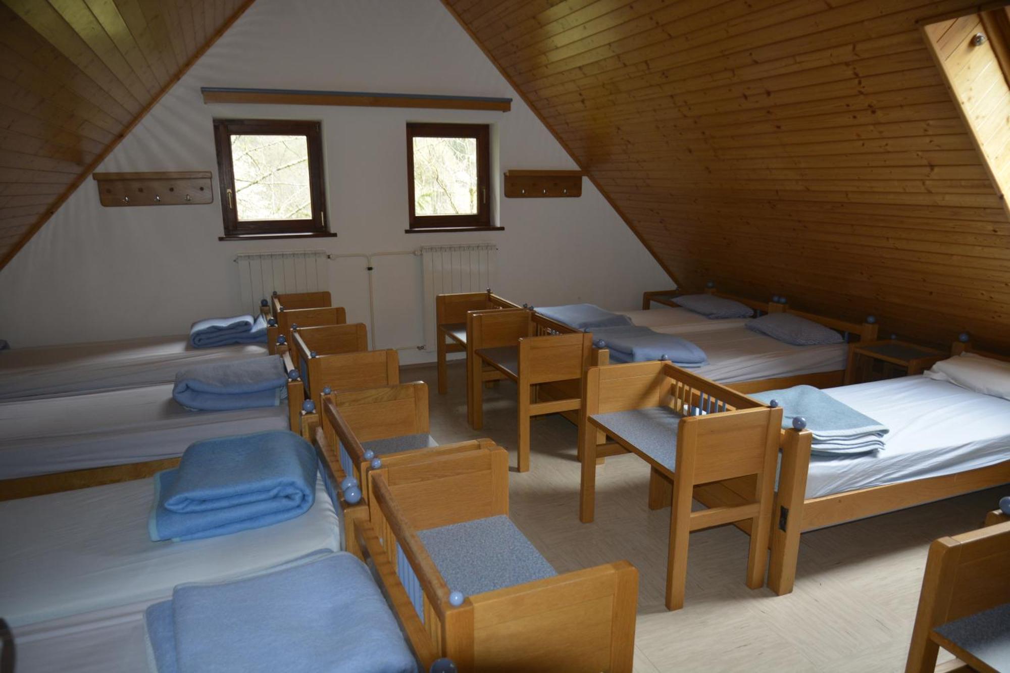 Pus Bavsica Hostel Log pod Mangartom Bagian luar foto